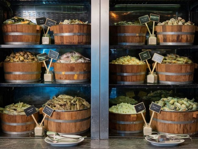 Praya Kitchen Seafood Wall